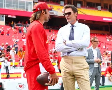 The NFL legend sparks social media outrage after appearing in Raiders team booth